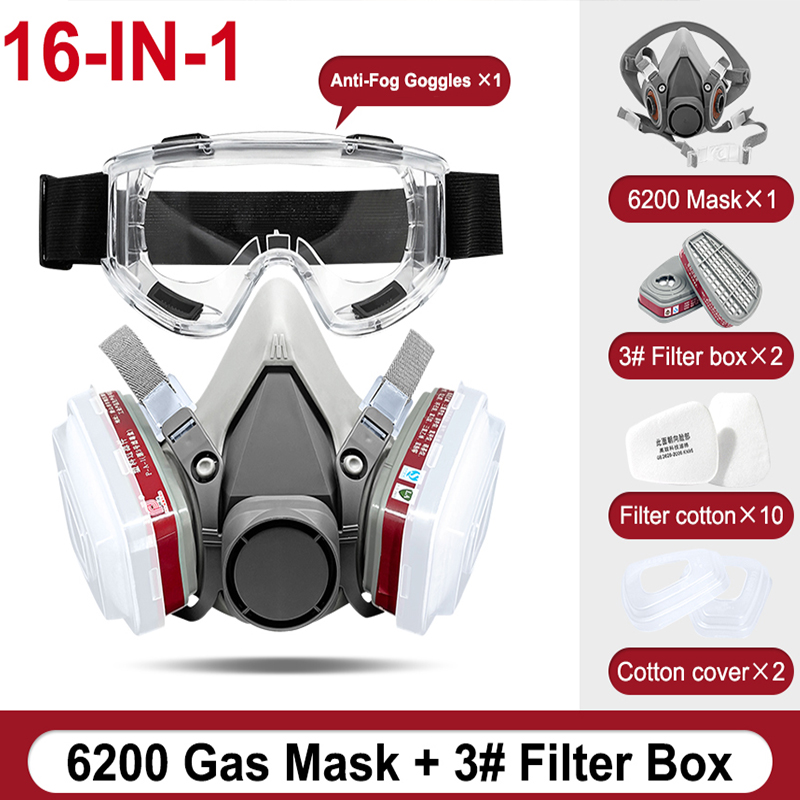 6200 противогаз на половину ли – обзор и цена Dust Mask Construction