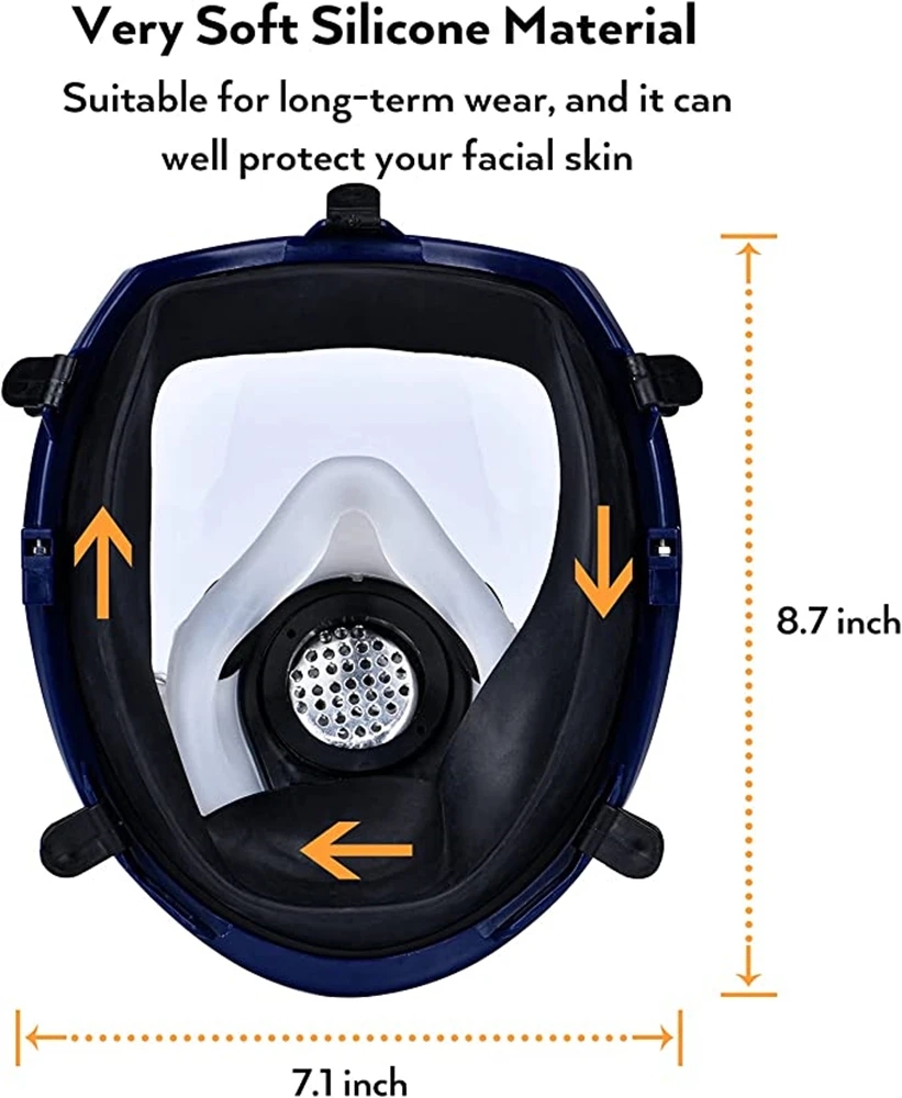 Химический противогаз 6800, пы – обзор и цена Dust Mask Construction