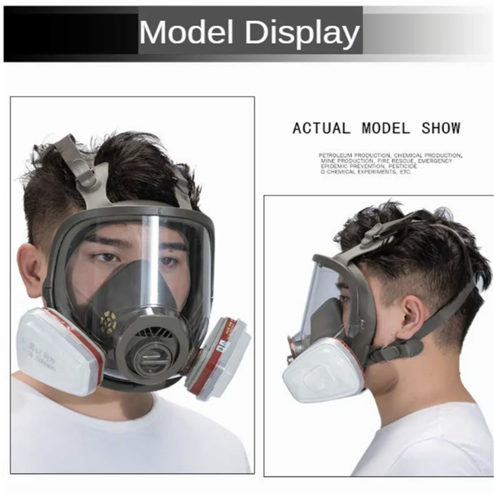 Полнолицевая маска-респиратор  – обзор и цена Dust Mask Construction